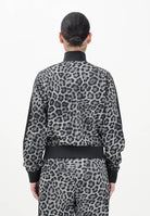 PUMA Felpa con zip T7 Leo Luxe All-Over Print nera da donna 632342 01 PUMA 