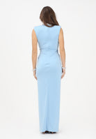 ALMA SANCHEZ Abito lungo Alleya azzurro da donna AS26009EL SK ALMA SANCHEZ 