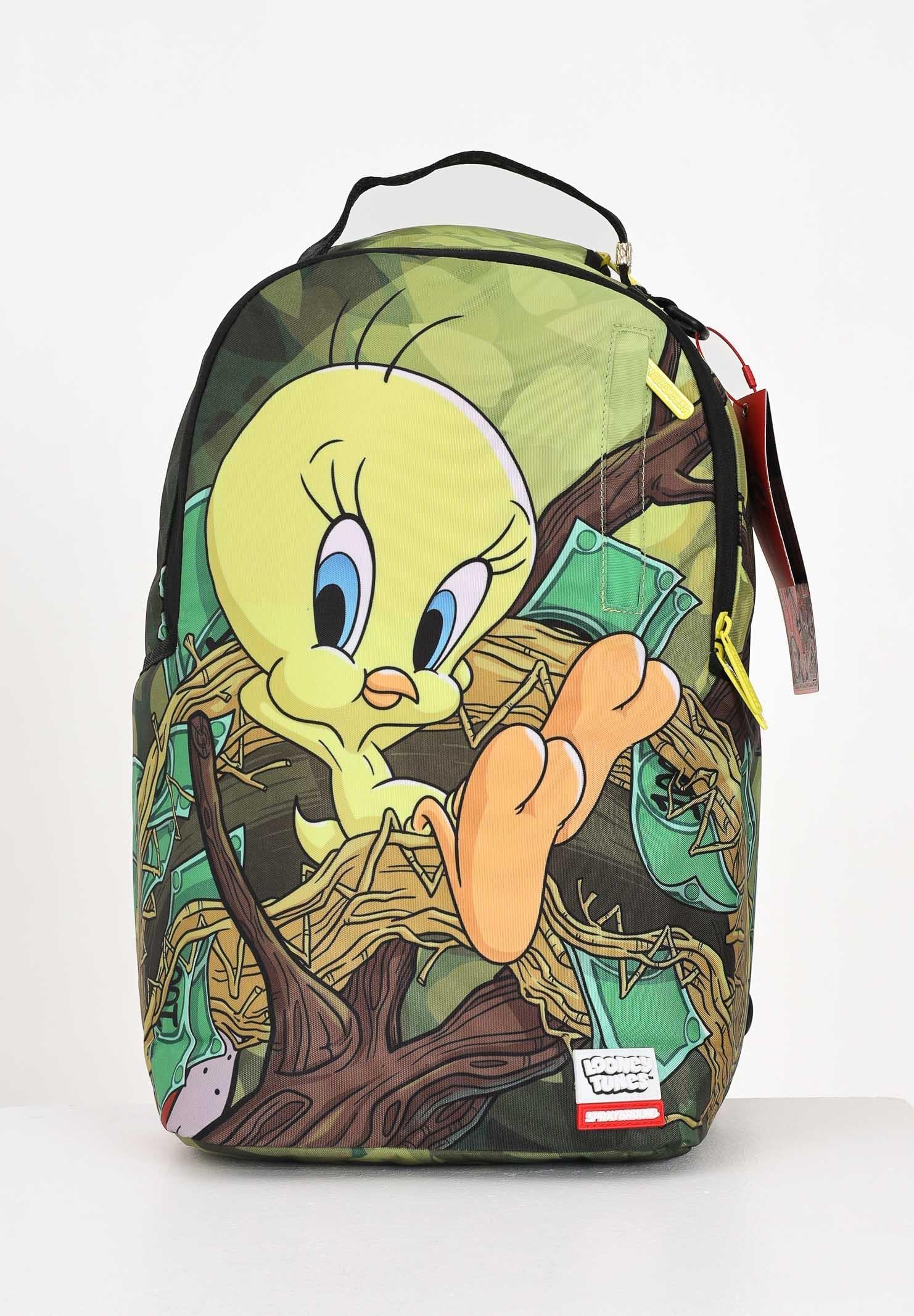 SPRAYGROUND Zaino LOONEY TUNES TWEETY MONEY NEST SHARK DLXR multicolore per uomo e donna 910B7037NSZ . SPRAYGROUND 