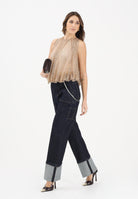 SPORTMAX Jeans SPDONORATA in denim blu scuro da donna 2612181045600 001 SPORTMAX 