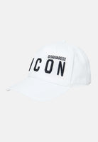 DSQUARED2 Cappello con visiera D2 Icon bianco per uomo e donna DQ04IBD00I8 DQ100 DSQUARED2 