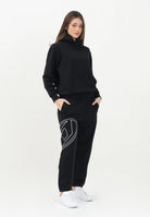 DIESEL Pantalone sportivo nero per donna, ragazzi e bambini con maxi logo Oval D J022720GYCJ K900 DIESEL 