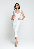 SANTAS Abito midi COTTON CANDY bianco da donna PV25011 BIANCO SANTAS 