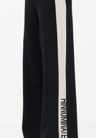 HINNOMINATE Pantalone in maglia nero da donna con banda laterale logata HMABW02131 NE01 HINNOMINATE 