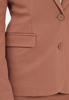 VICOLO Giacca monopetto cuoio da donna TAB0042 ABU67 VICOLO 