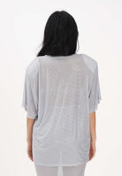 TWENTY FOURHAITCH T-shirt a manica corta Mendes argento da donna con strass A0071ARG62P AR TWENTY FOURHAITCH 