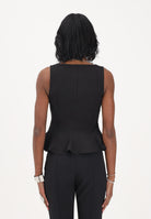 ONLY Top nero da donna con scollo squadrato 15367275 BL ONLY 