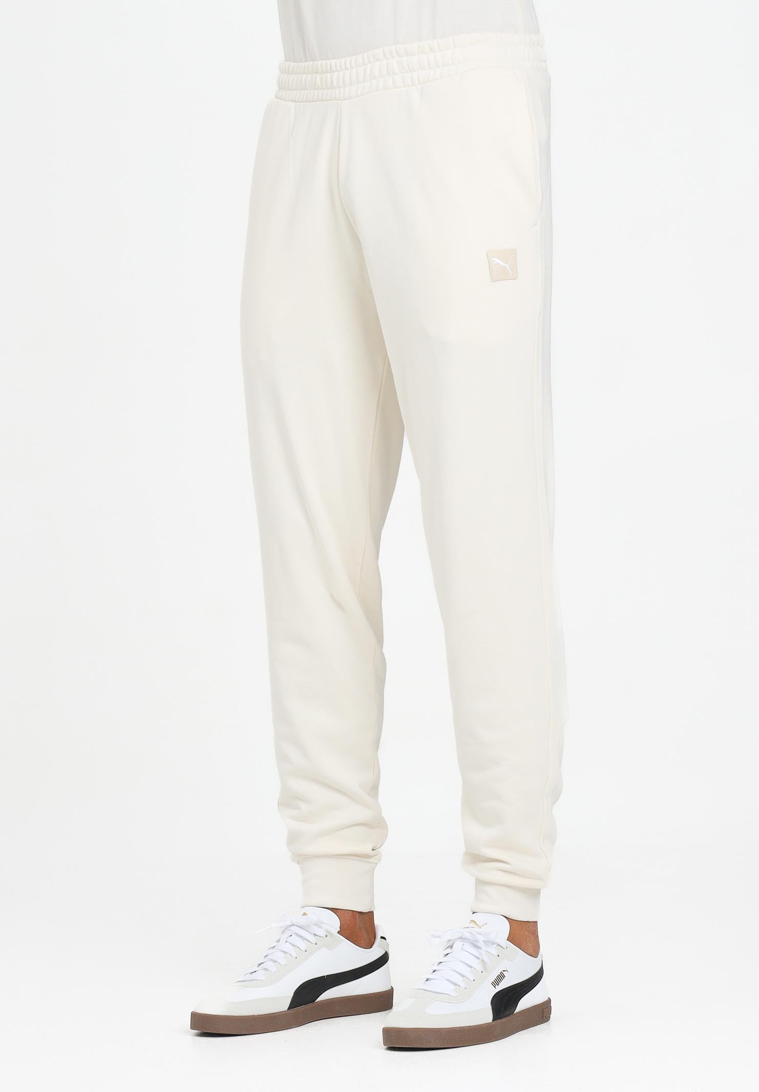 PUMA Pantalone sportivo Essentials Elevated panna da uomo 688277 99 PUMA 