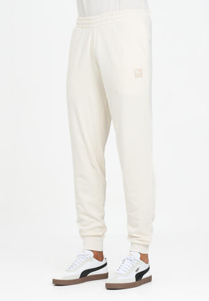 PUMA Pantalone sportivo Essentials Elevated panna da uomo 688277 99 PUMA 