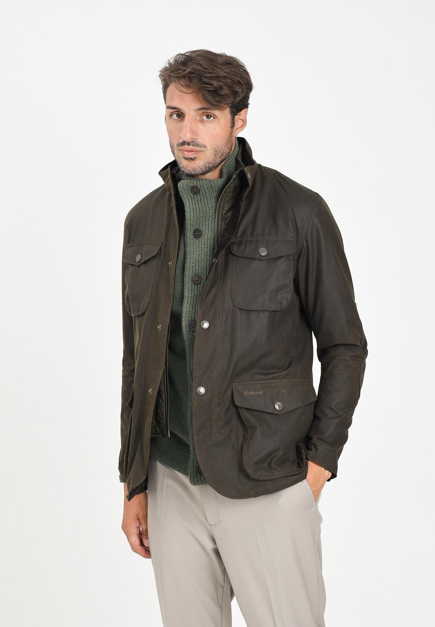 BARBOUR Giubbotto Ogston color oliva da uomo 252MMWX0700 OL51 BARBOUR 