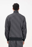 ADIDAS ORIGINALS Felpa con zip Loose Firebird Monogram nera da uomo KC9158 . ADIDAS ORIGINALS 