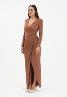 ALMA SANCHEZ Abito lungo Acate marrone da donna AS2526011EL A128 ALMA SANCHEZ 