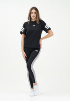 ADIDAS PERFORMANCE Leggings sportivo Essentials 3-Stripes nero da donna JE0072  ADIDAS PERFORMANCE 