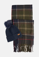 BARBOUR Set regalo Barbour Dover Beanie & Hailes Scarf blu per uomo e donna 252MLGS0054 TN11 BARBOUR 