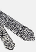 ELISABETTA FRANCHI Cravatta nera e panna da donna con stampa snake CR13L57E2 685 ELISABETTA FRANCHI 