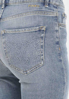PINKO Jeans in denim stretch da donna dalla linea aderente skinny-fit 100169A2WT PJO PINKO 