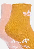 ADIDAS ORIGINALS Calzini antiscivolo (2 paia) rosa e arancione da neonato JC8540 . ADIDAS ORIGINALS 
