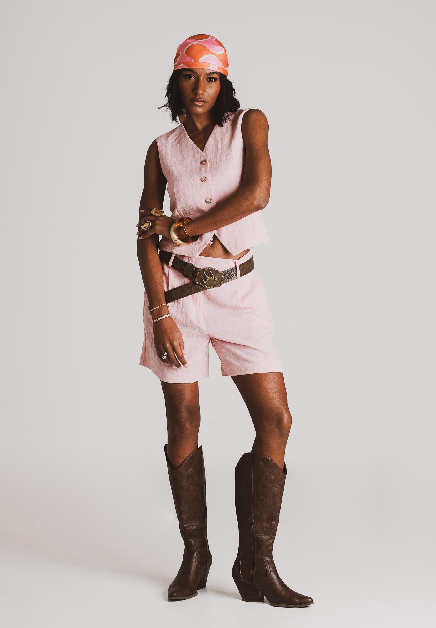 ONLY Shorts rosa da donna 15370279 RORO ONLY 