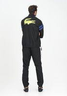 LACOSTE Tuta nera da uomo con maxi stampa sul retro WH4766 7LI LACOSTE 