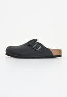 BIRKENSTOCK Ciabatte Boston nere per uomo e donna 059463 . BIRKENSTOCK 