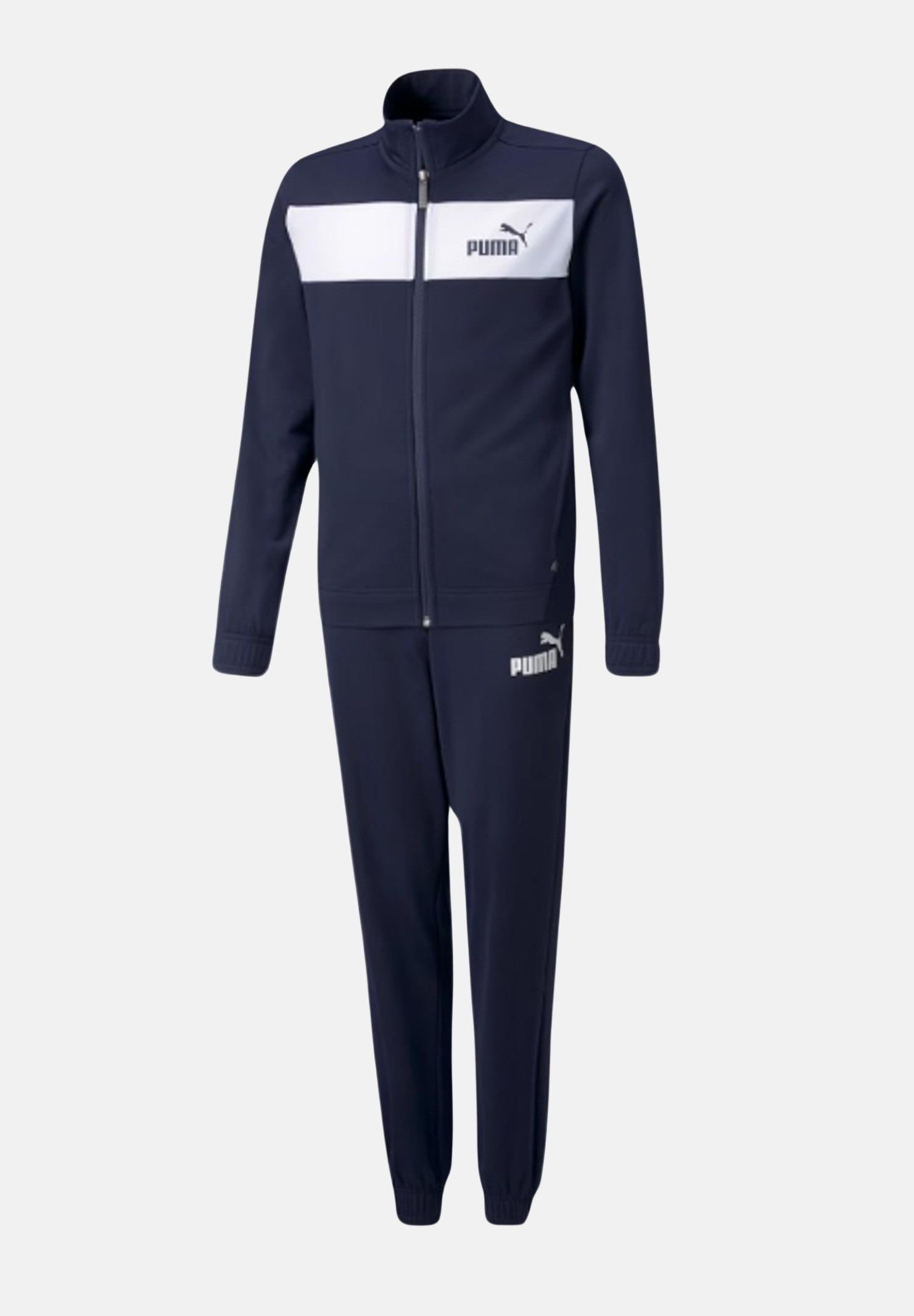 Tuta Poly blu per bambino e bambina 589371 06 PUMA 