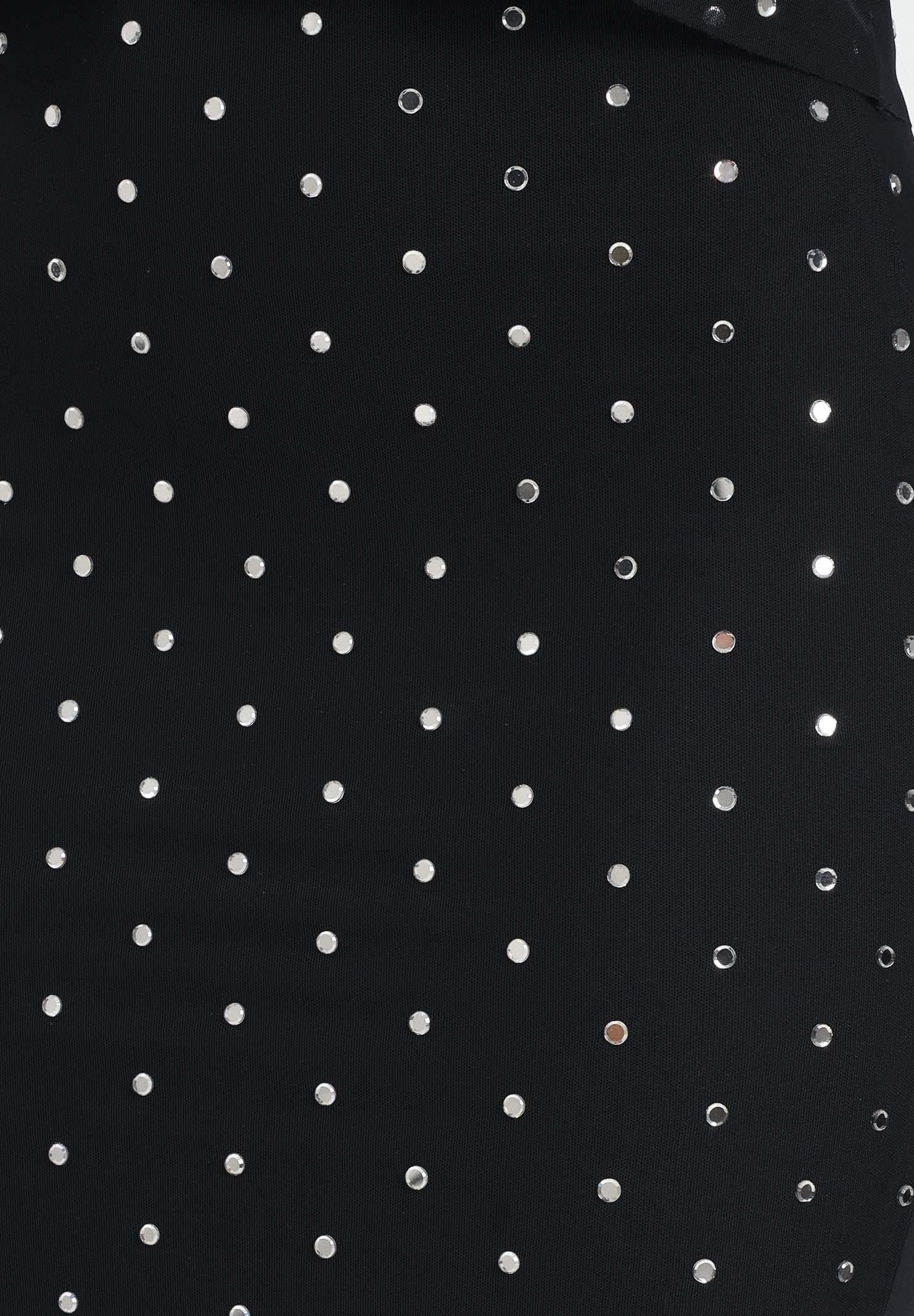 ALMA SANCHEZ Gonna midi Gapi nera da donna AS2526124RT 999 ALMA SANCHEZ 