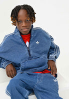 ADIDAS ORIGINALS Giubbotto di jeans in denim chiaro per bambino e bambina JC7878  ADIDAS ORIGINALS 