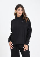 PUMA Felpa a collo alto HER nera da donna 688152 01 PUMA 