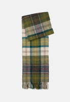 BARBOUR Sciarpa verde per uomo e donna con motivo tartan in lana d'agnello Serena 252MLSC0477 TN11 BARBOUR 