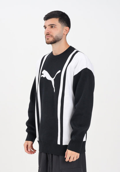 PUMA Men's FUTURE PUMA ARCHIVE Crew Sweater in Black – Pavidas