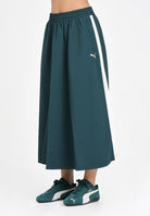 PUMA Gonna midi T7 verde da donna 633438 75 PUMA 