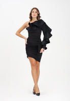 ALMA SANCHEZ Abito corto Acheo nero da donna AS2526056MX 999 ALMA SANCHEZ 