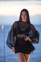 SANTAS Blusa LEMON PIE nera da donna PV25015 NERO SANTAS 