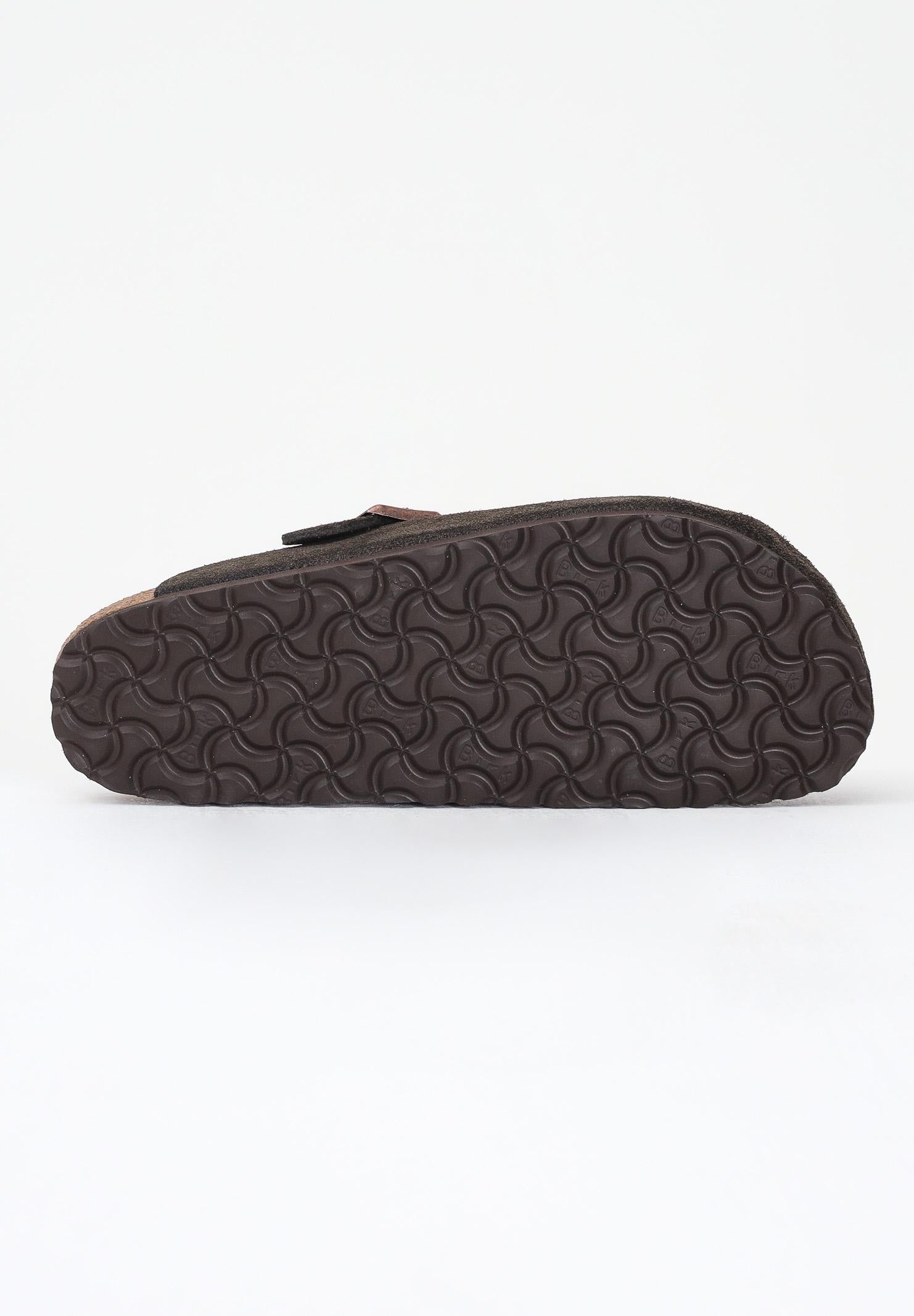 BIRKENSTOCK Ciabatte Boston marroni per uomo e donna 1027460 . BIRKENSTOCK 