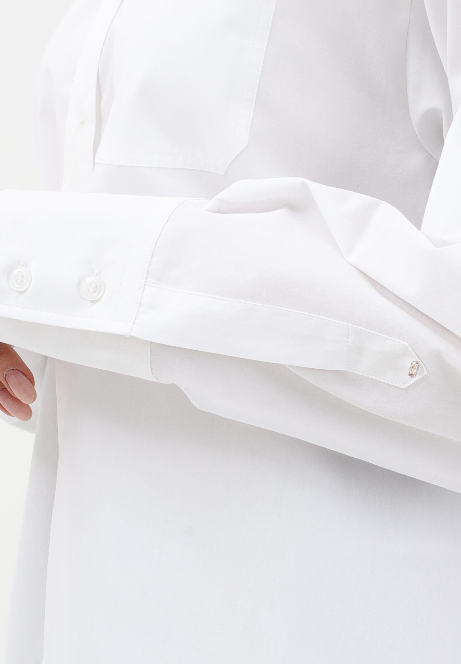 SPORTMAX Camicia over SPXNESPOLA bianca da donna 2612191031600 001 SPORTMAX 