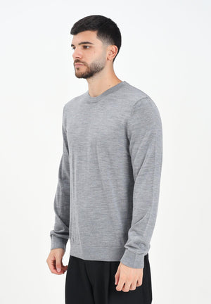 SELECTED HOMME Maglioncino girocollo grigio da uomo 16094647 MediumGreyMel SELECTED HOMME 