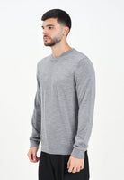 SELECTED HOMME Maglioncino girocollo grigio da uomo 16094647 MediumGreyMel SELECTED HOMME 