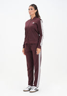 ADIDAS PERFORMANCE Tuta Essentials 3-Stripes bordeaux da donna JD2683 . ADIDAS PERFORMANCE 