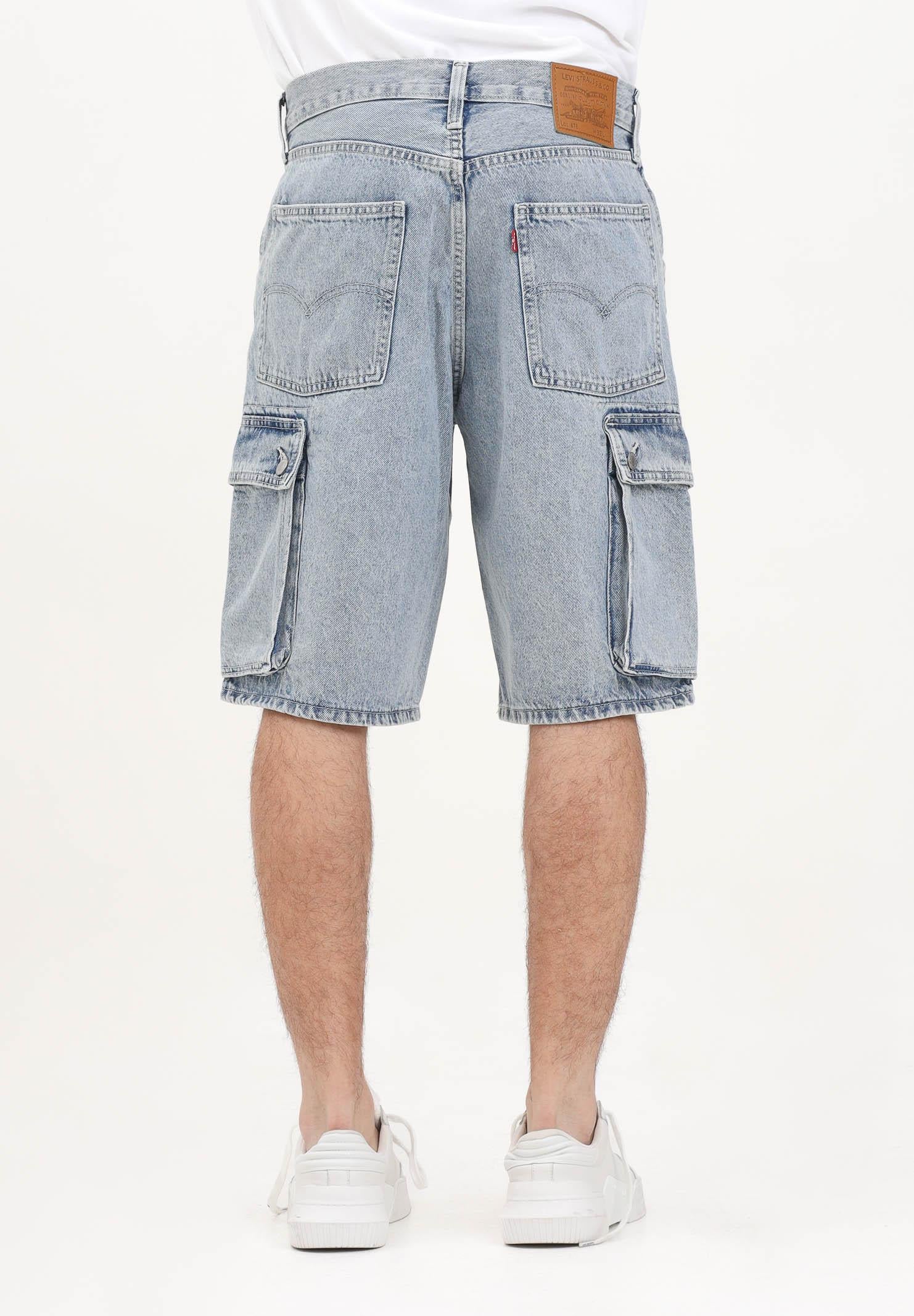 LEVI'S® Shorts 478™ Baggy Cargo in denim chiaro da uomo 001GU-0004 . LEVI'S® 