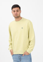 CALVIN KLEIN JEANS Felpa girocollo lime da uomo LV04RC296G2EZ . CALVIN KLEIN JEANS 