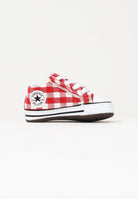 CONVERSE Scarpe da culla Chuck Taylor All Star Cribster Checkered rosse da neonato A13196C  CONVERSE 