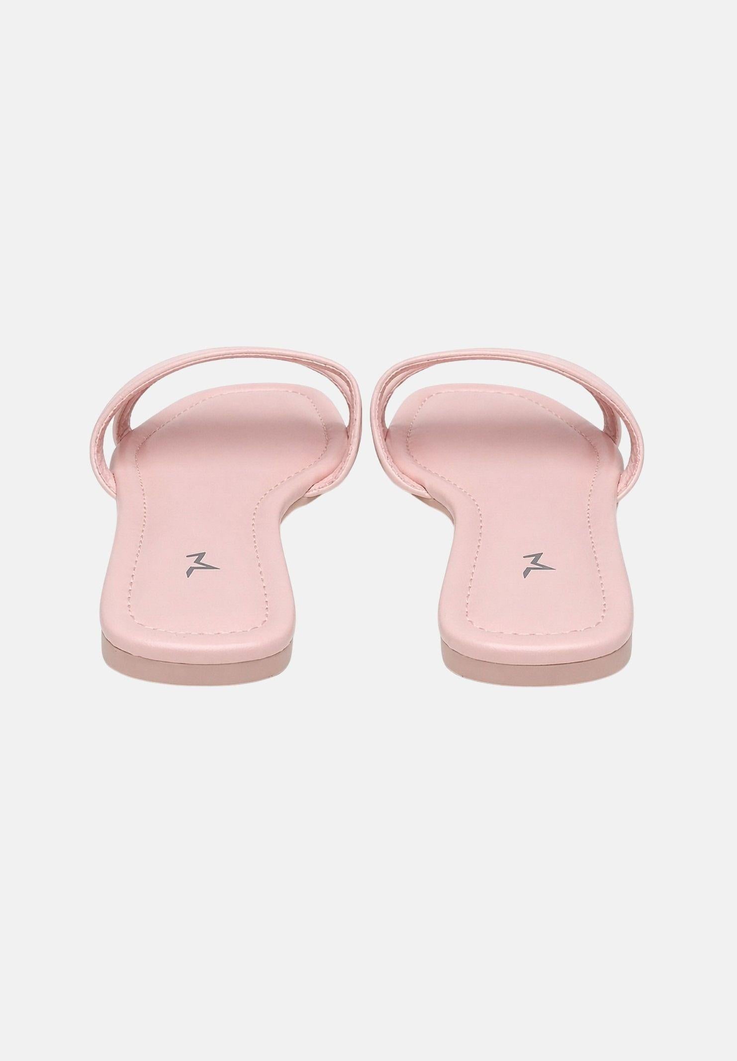 MARC ELLIS Ciabatte flat rosa da donna con logo ME261C150 LP3 MARC ELLIS 