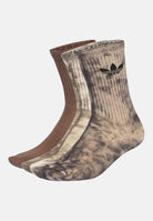 ADIDAS ORIGINALS Calzini (3 paia) Tie Dye nei toni del beige per uomo e donna KD0974 . ADIDAS ORIGINALS 