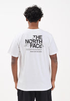 THE NORTH FACE T-shirt a manica corta MOUNTAIN SKETCH bianca da uomo NF0A8EE8FN41  THE NORTH FACE 