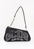 GCDS Borsa a spalla nera da donna con logo GCDSMCN001 99 GCDS 