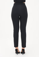 ELISABETTA FRANCHI Pantalone elegante nero da donna con ricamo logo PA17061E2 110 ELISABETTA FRANCHI 