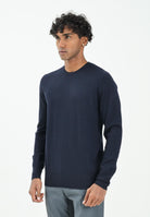 PATRIZIA PEPE Maglioncino a manica lunga blu da uomo 5K0166K124 C382 PATRIZIA PEPE 