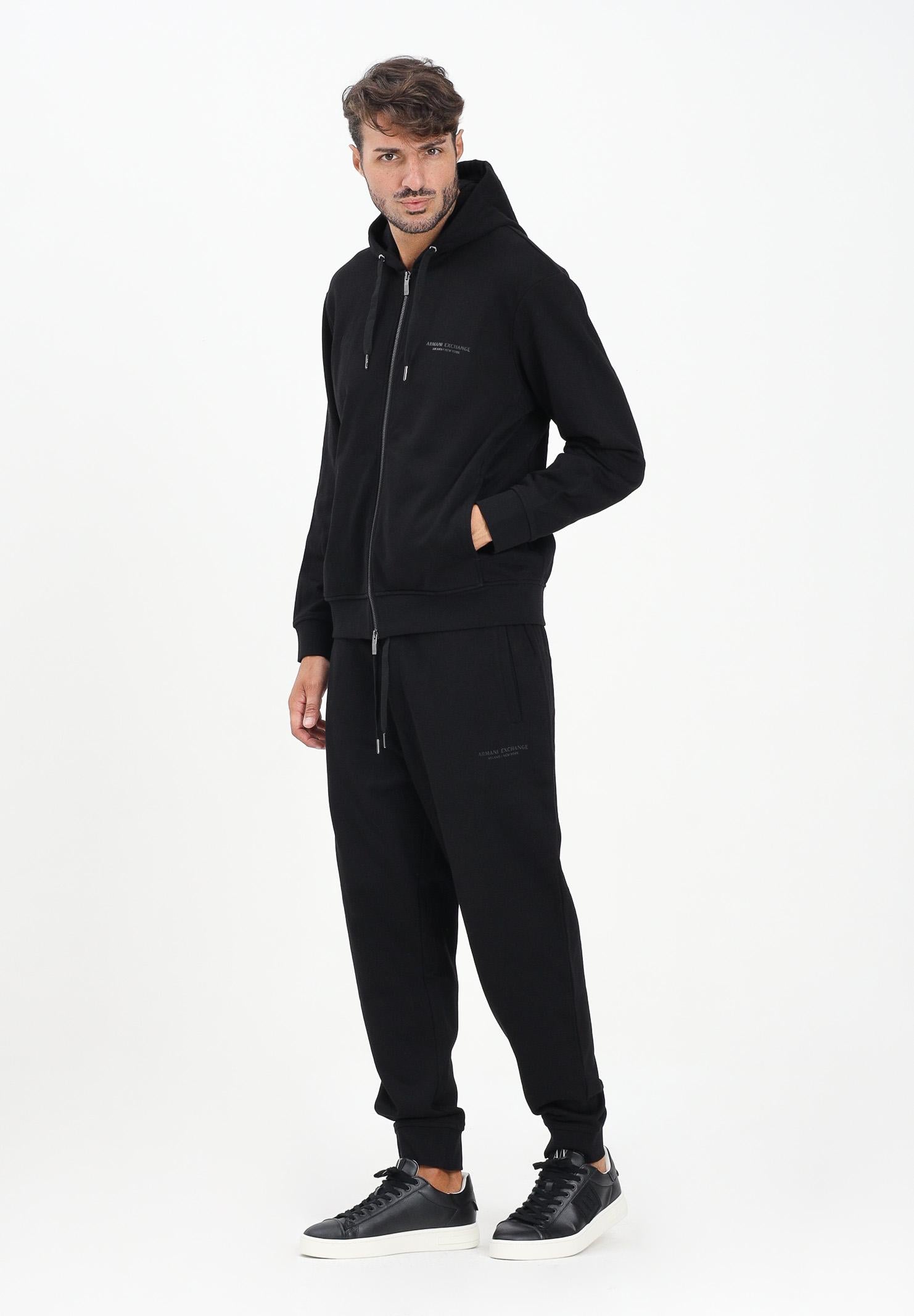 ARMANI EXCHANGE Pantalone sportivo nero da uomo con logo XM001299AF20934 UC001 ARMANI EXCHANGE 