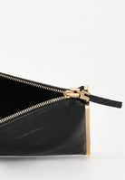 ELISABETTA FRANCHI Pochette nera da donna con stampa cocco BS52A56E2 110 ELISABETTA FRANCHI 