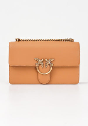 PINKO Borsa a tracolla Classic Love Bag One in morbida pelle mano seta cuoio da donna 100941A0F1 C83Q PINKO 